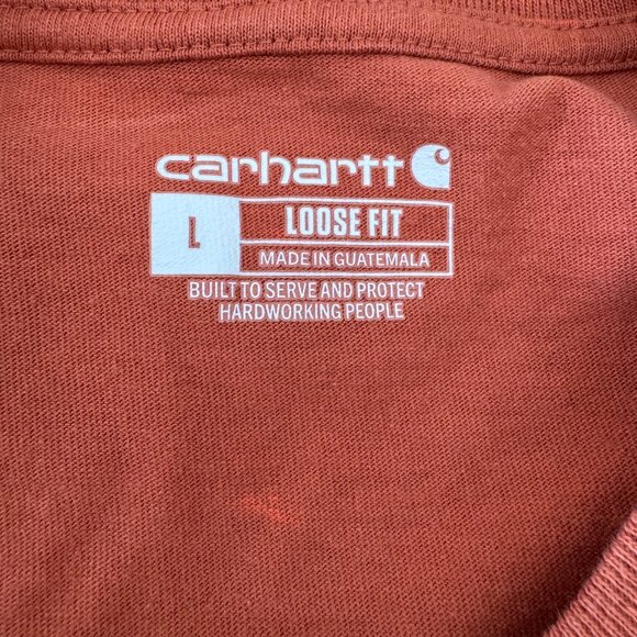 Carhartt Loose Fit Pocket Tee – Terracotta Toughness - Picture 3 of 4